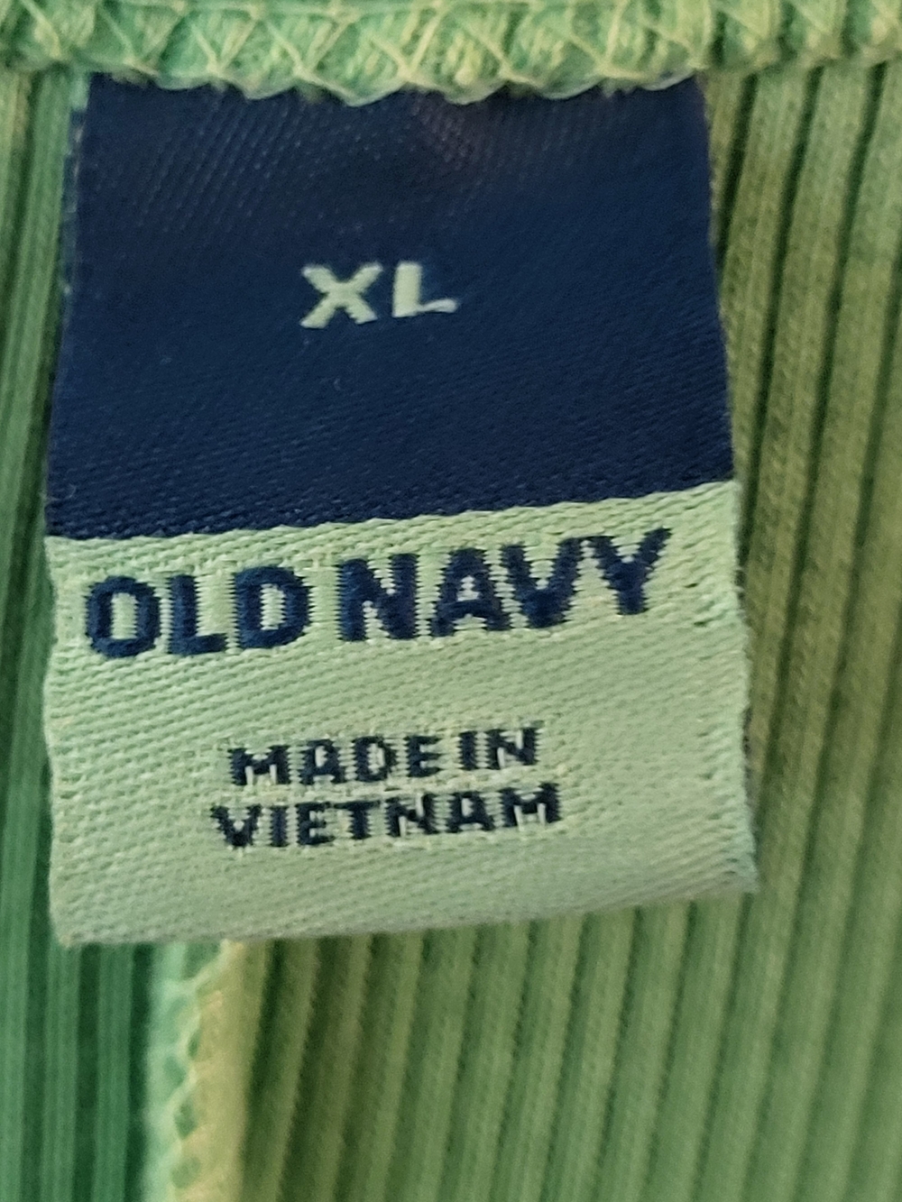 NWOT Old Navy Green Fitted Sleeveless Ribbed Tank Dress - Size XL - Picture 3 of 4